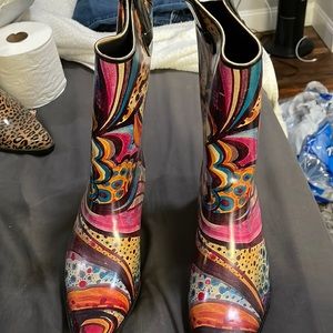 Rain cowboy boots